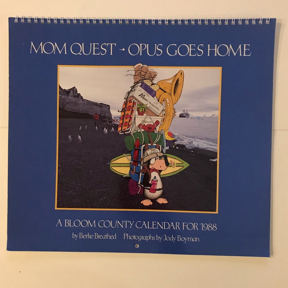 1988 Bloom County Wall Calendar UNUSED VINTAGE